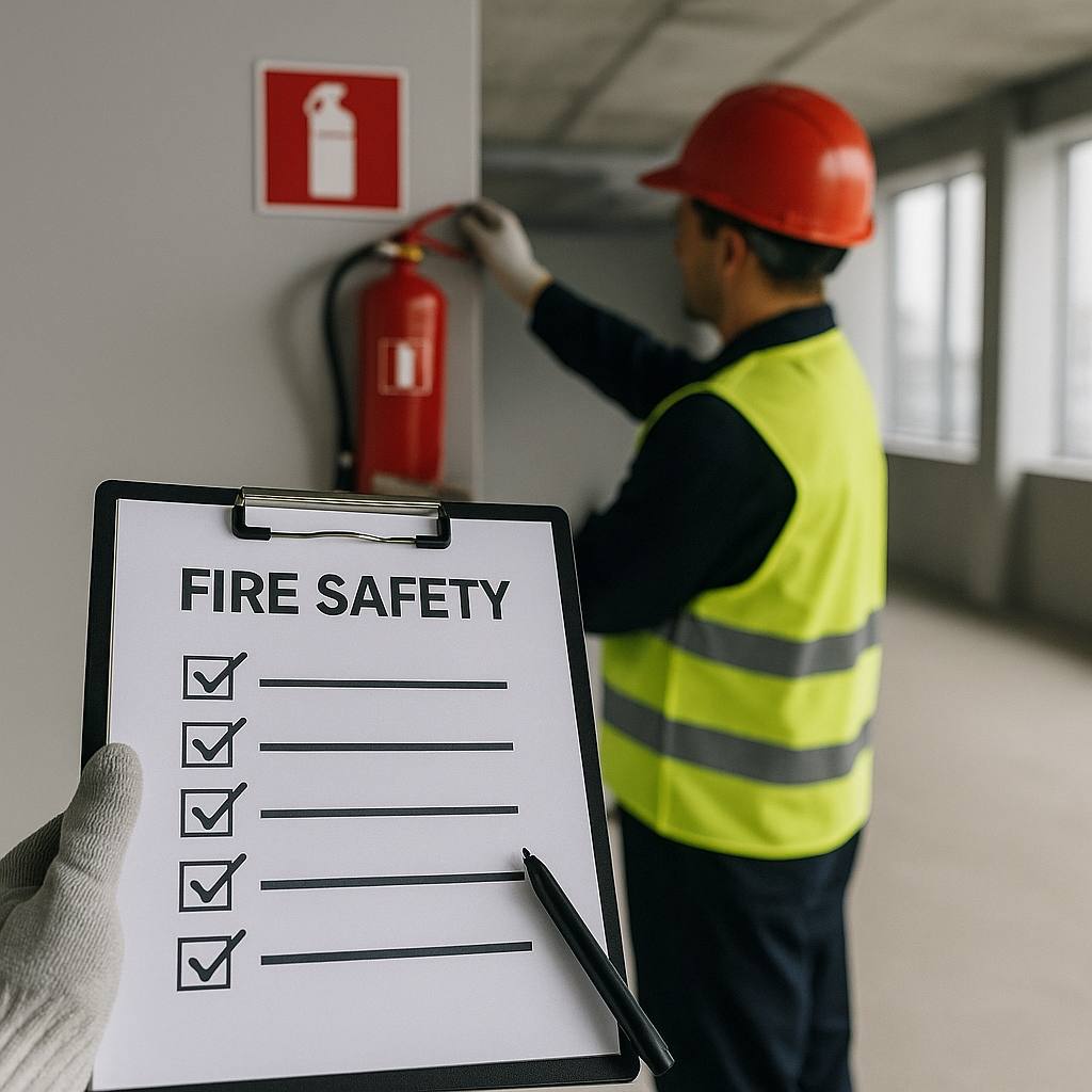 بازدید ایمنی و صدور تأییدیه آتش‌نشانی