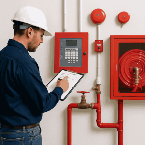 صفحه اصلی 16 بازرسی و سرویس تجهیزات اعلام و اطفای حریق برای اطمینان از عملکرد صحیح در مواقع اضطراری