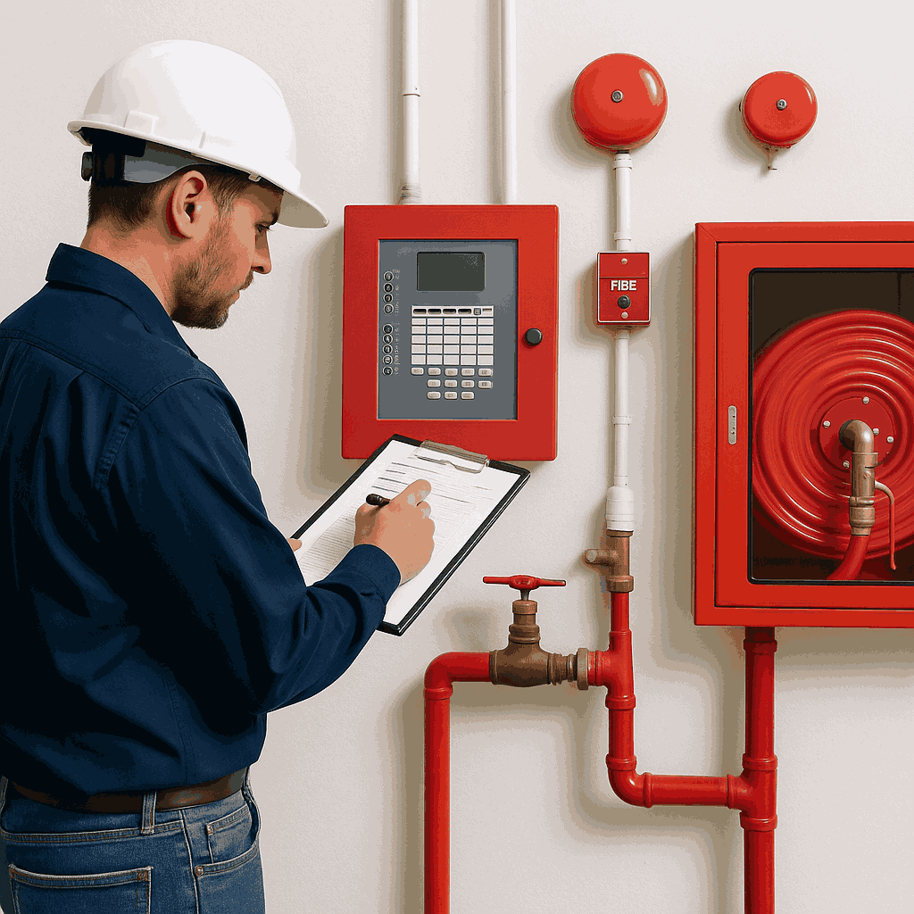 سرویس، نگهداری و تعمیرات سیستمهای اعلام و اطفای حریق | اهمیت، مراحل و هزینه 3 بازرسی و سرویس تجهیزات اعلام و اطفای حریق برای اطمینان از عملکرد صحیح در مواقع اضطراری