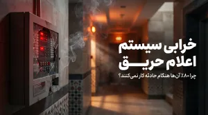 خرابی سیستم اعلام حریق