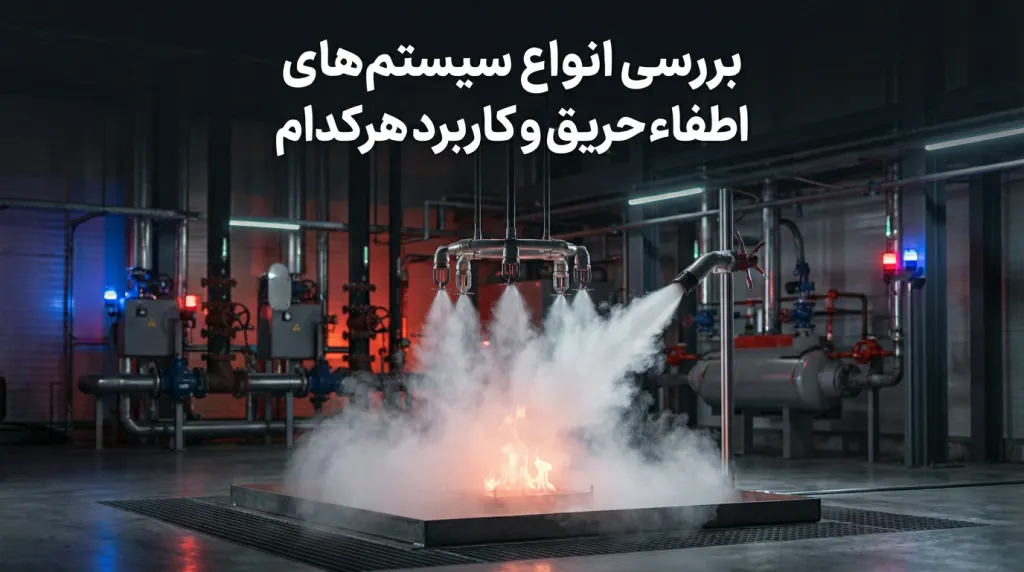 بررسی انواع سیستم‌های اطفاء حریق