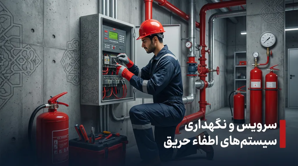 سرویس و نگهداری سیستم‌های اطفاء حریق